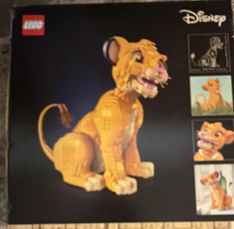 LEGO Disney 43247 Young Simba Lion King 1445 pcs, Boxed, Age 18+