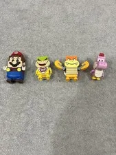 LEGO Super Mario Brothers Adventure Mini Fig Lot Mario Bowser Jr Yoshi Boom Boom