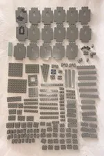 Vintage LEGO Castle Builders Lot - Old Light Gray- Wall Panels And Bricks-1980’s