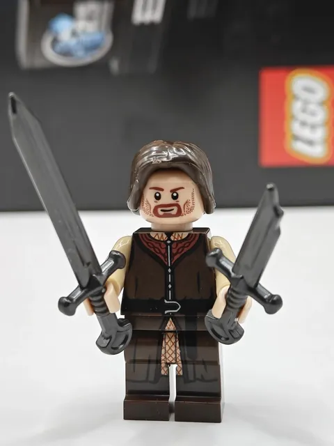NEW Lord of the Rings Aragorn Custom Print Lego Minifigure 10316 Rivendell