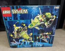 Vintage LEGO System #6160 Aquazone Sea Scorpion 1998 New In Sealed Box