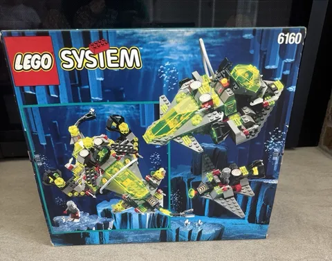 Vintage LEGO System #6160 Aquazone Sea Scorpion 1998 New In Sealed Box