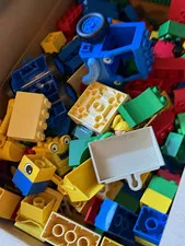 LEGO Bulk Lot Assorted Mixed Bricks & Pieces, Multicolor Plastic Lot