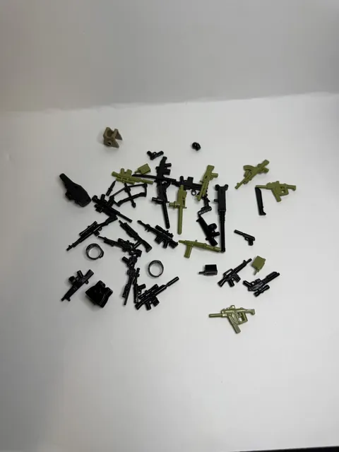 BrickArms & Custom LEGO Compatible Minifigure Weapons Lot Tactical Military Gear