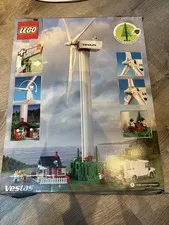 LEGO Creator Vestas Wind Turbine 10268 (100% complete) Instructions/Box Included