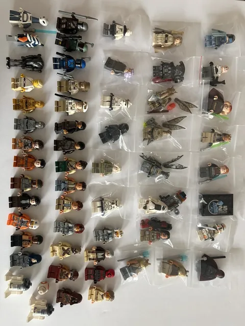 Huge Star Wars Lego Lot! - 56 Minifigures (High End Figs) Jedi, Clones, And More