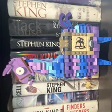LEGO Loot Llama Brick-Built Figure Multicolor Custom Printed Saddle Tile