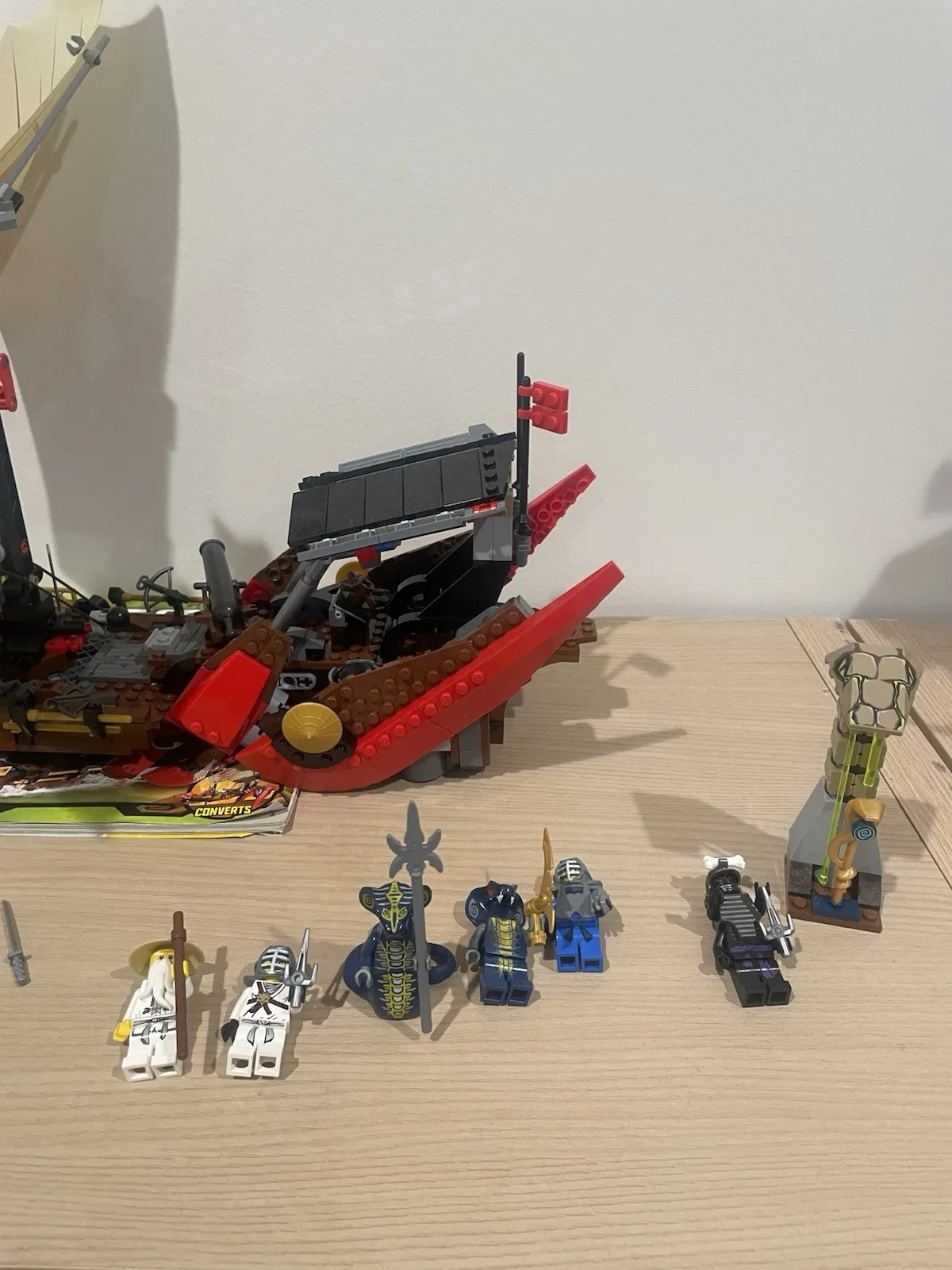 2012 LEGO 9446 NINJAGO DESTINY'S BOUNTY 100% Complete With Mini Figures