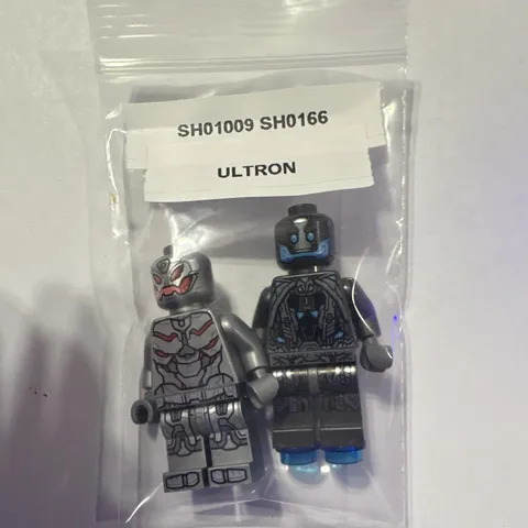 LEGO Ultron Minifigure Lot SH01009 SH0166 Plastic Figure Polybag (2pcs)