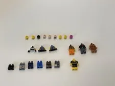 LEGO Minifigure Body Parts Legs Torsos Heads Marvel Ninjago City Over 20 Pieces