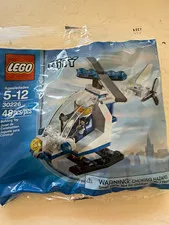 LEGO City Police Police Helicopter Polybag Set 30226 48 pcs Ages 5-12