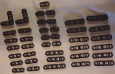 H Lego Lot 40 Black Thin Technic Liftarm 32449 32056 41677 6632 32017