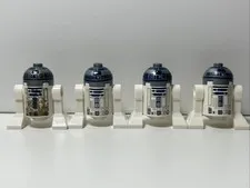 LEGO Star Wars Lot Of 4 R2-D2 Minifigure 