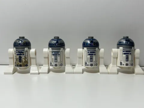 LEGO Star Wars Lot Of 4 R2-D2 Minifigure 