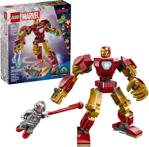 LEGO Marvel Avengers (2025) 101pc IRON MAN MECH vs. ULTON Building Set #76307