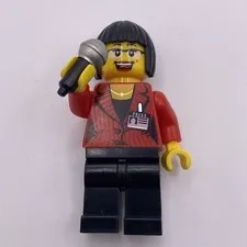 Lego Space Alien Conquest Reporter Minifigure 7065 ac008 Space City