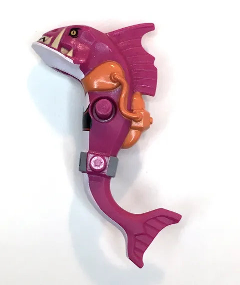 Genuine 2013 LEGO TMNT Pink FISH FACE Minifigure (No Legs) TNT014