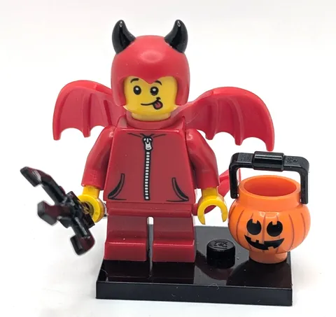 Lego 71013 Minifigure Series 16 Cute Little Devil w/ Accessories & Stand col16-4