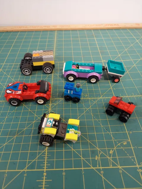 LEGO Cars and Trucks Lot Includes Spiderman Car