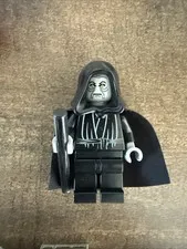 LEGO Star Wars Emperor Palpatine Minifigure set 7264 (2005) w/ Hood, Cape, Cane
