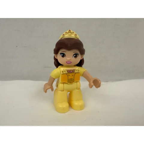 LEGO Duplo Disney Princess Belle Minifigure Yellow Ballgown Tiara Figure