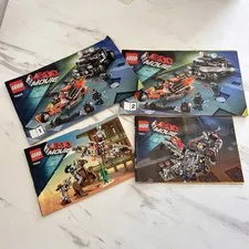 LEGO The Lego Movie Bundle of 4 Instruction Manuals 70808 1 & 2 70801 70800
