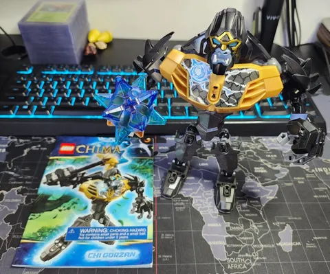 🦍✨LEGO Legends of CHIMA: CHI Gorzan (70202) Complete with Instructions - 2013