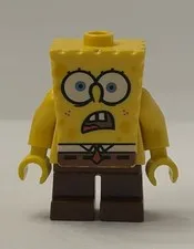 LEGO SpongeBob Minifigure Shocked SquarePants 4981 bob007 CMF Lot Rare Retired 