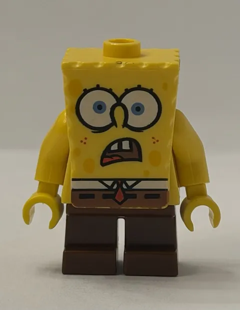 LEGO SpongeBob Minifigure Shocked SquarePants 4981 bob007 CMF Lot Rare Retired 