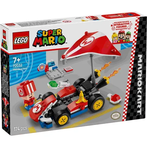 72032 STANDARD KART lego legos set SUPER MARIO KART cart toad pit crew NEW