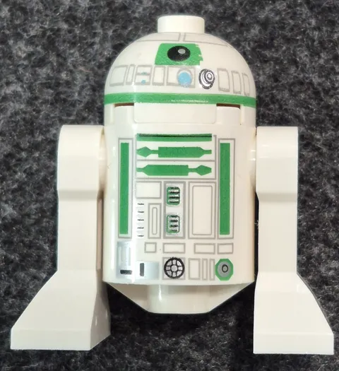 Lego Star Wars R2-A5 Astromech  Droid Minifigure White/Green  RARE 