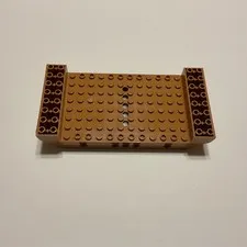 LEGO Boat Hull Large Middle 8 x 16 x 2 1/3 with 5 Holes 95227 Medium Nougat