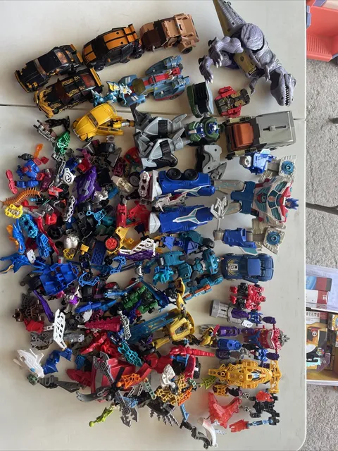 LEGO BIONICLE Hero Factory Bulk + Transformers Incomplete See Well Over 200+