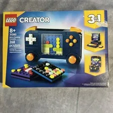 LEGO Creator 3 in 1 Retro Gaming Console, Ages 8+, 31380, See Photos