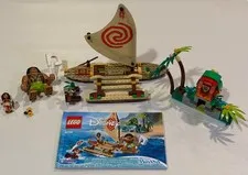 LEGO Disney Moana 41150 Moana's Ocean Voyage COMPLETE w/ Minifigs & Manual
