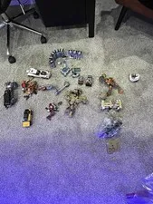 Incomplete LEGO set lot from themes MARVEL, STAR WARS, and BATMAN.