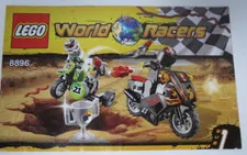 World Racers Lego Set Number 8896 Manual Instructions Manual Only - No Bricks