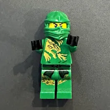 LEGO NINJAGO Lloyd DX Green Ninja Minifigure Vintage Plastic Ages 4+ Ninjas