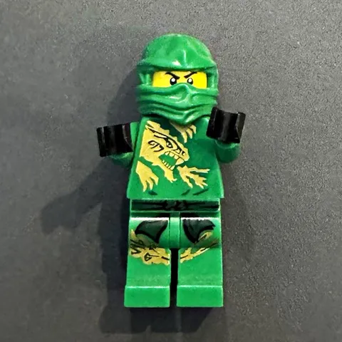 LEGO NINJAGO Lloyd DX Green Ninja Minifigure Vintage Plastic Ages 4+ Ninjas