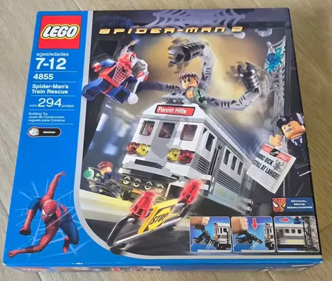 LEGO Spider-Man 4855 Spider-Man's Train Rescue 299 Pcs -丨 Brand - New & Sealed！