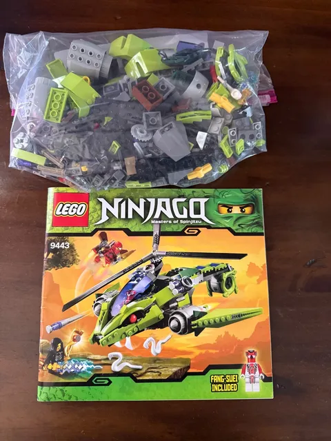 COMPLETE LEGO NINJAGO: Masters of Spinjitzu 9443 Rattlecopter