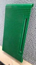 VTG Lego Play Table Compartment Cover Curved Ends Green 22x36 Baseplate #06788