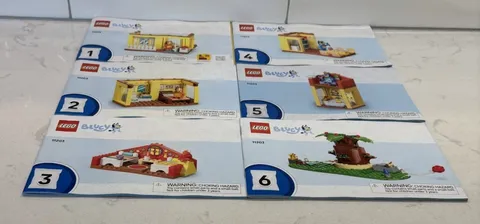 Lego Bluey’s Family House #11203 Instruction Manual Booklets Only 1-6