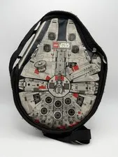 LEGO Star Wars Millenium Falcon Zipper Storage Bag Mini Figure Carrying Case