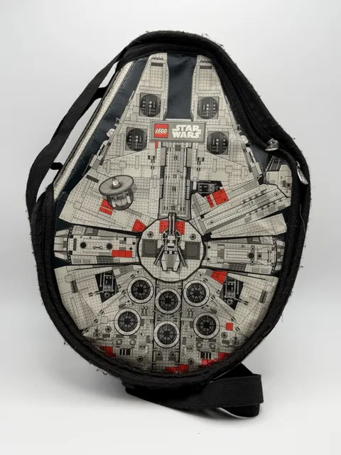 LEGO Star Wars Millenium Falcon Zipper Storage Bag Mini Figure Carrying Case