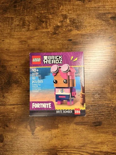 LEGO Brickheadz Fortnite Brite Bomber 40728 Sealed Brand New In Box