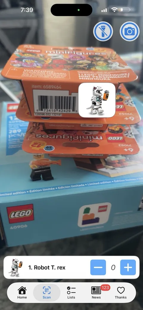 LEGO Minifigures Series 29 Robot T. Rex Minifigure 71052 Age 9+ Plastic