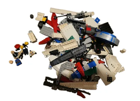 LEGO Mixed Lot Random Parts Pieces Building Plates Blocks Bulk Lot  of 1 lb