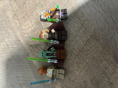 Star Wars Jedi Minifigure Lot - All Excellent Condition - Will Ship Disassembled
