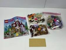 LEGO Disney 41067 Belle's Enchanted Castle Complete w/ Manual NO Box